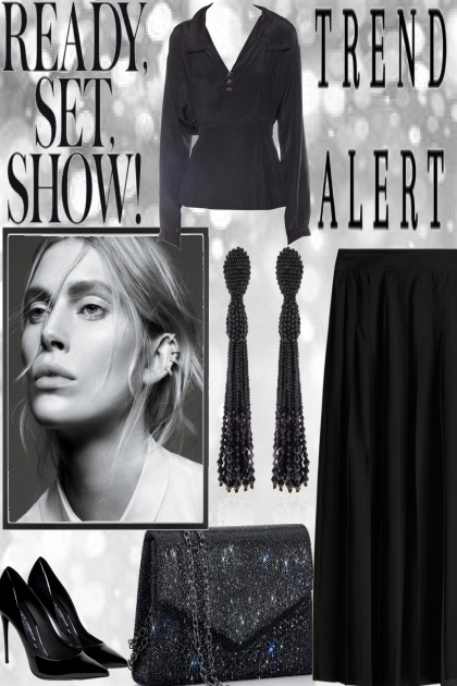 TREND ALERT ... BLACK- Fashion set