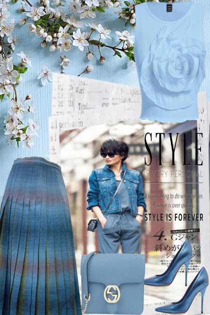 STYLE THE BLUES. .. - Combinaciónde moda