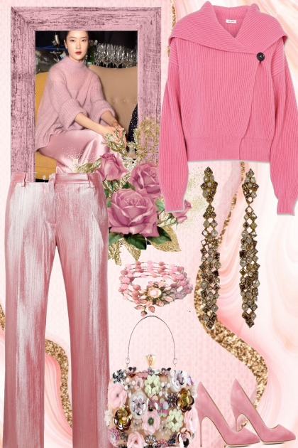 PINK .. IN FALL . .  .- Combinaciónde moda