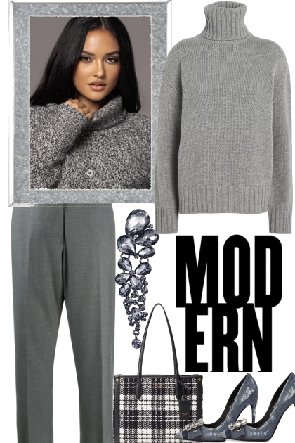 TURTLE NECK, WARM FOR FALL- Modna kombinacija