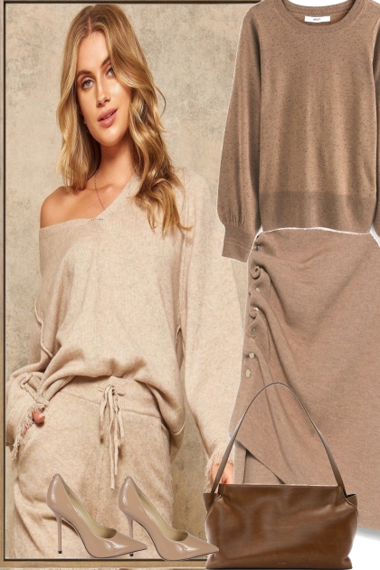 comfy in camel - Modna kombinacija