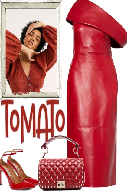 TOMATO RED .   .- Combinazione di moda