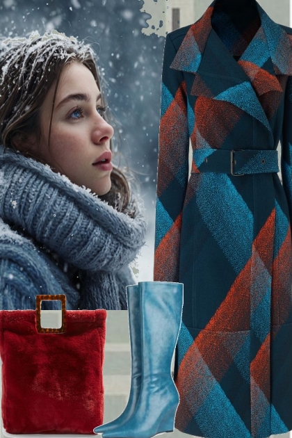 winter -- coat- Combinazione di moda