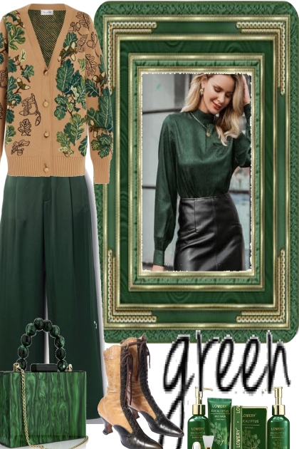 GREEN ::-- combinação de moda