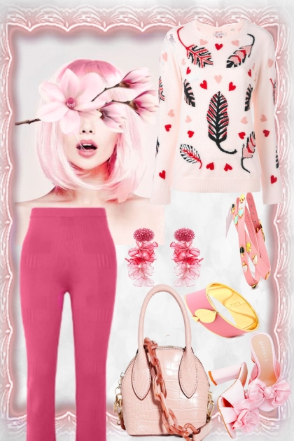 ROSY AND PINK.  ß- Modekombination