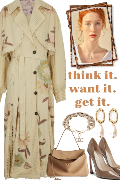 THINK IT. WANT IT.....- combinação de moda