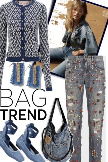 BAG TREND ..- DENIM- Combinaciónde moda