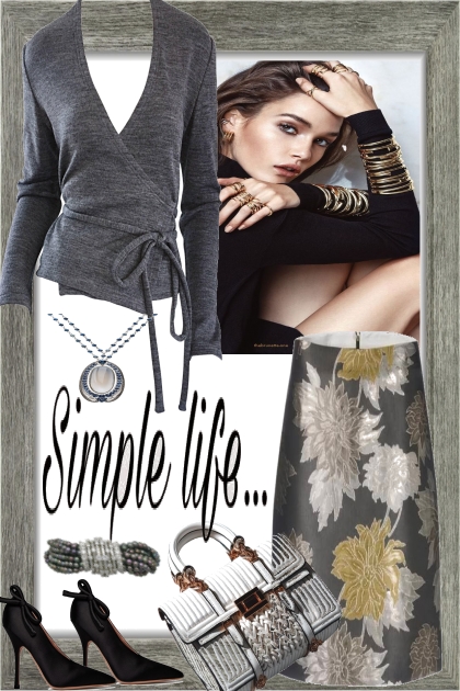 -- SIMPLE LIFE- combinação de moda