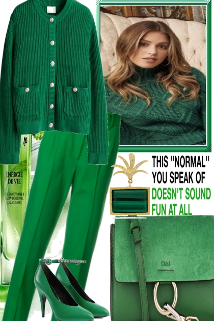 WINTER IN . GREEN - Fashion set