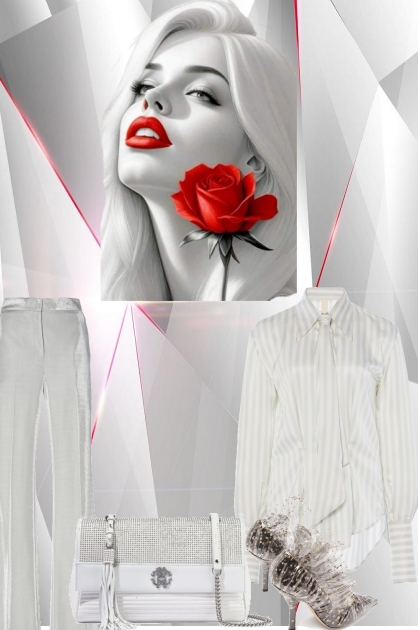 RED ROSE .- Fashion set