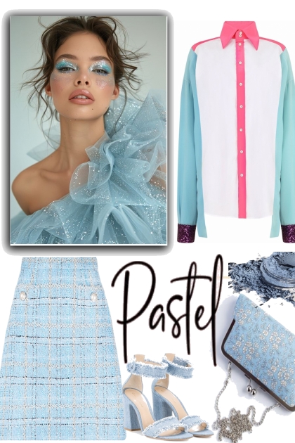 )) PASTEL.- Combinaciónde moda