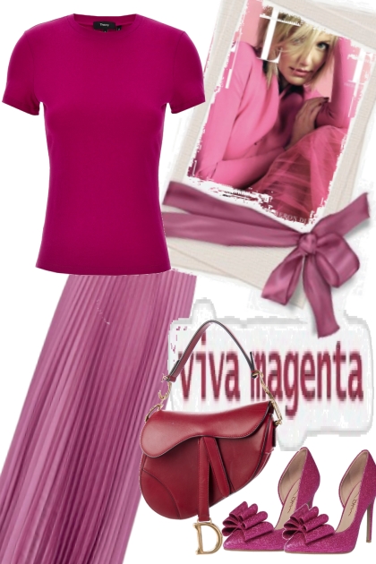 MAGENTA LOVE- --- Modna kombinacija