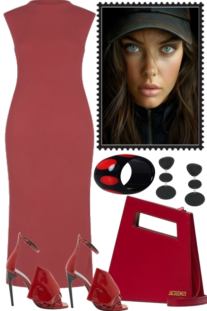  RED . IS A GOOD CHOICE.- Combinaciónde moda