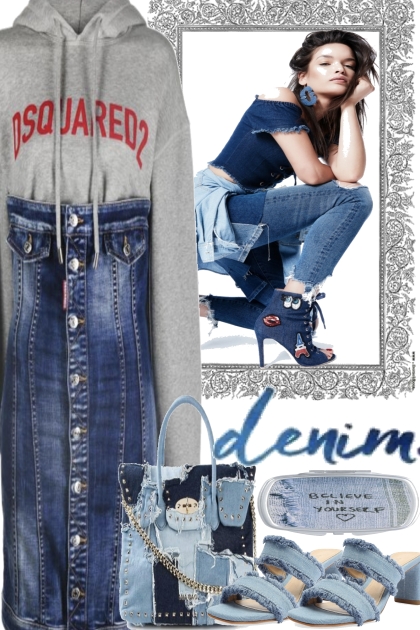 DENIM .. STYLE. .- Modekombination