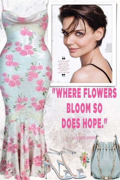 WHERE FLOWERS BLOOM....- combinação de moda