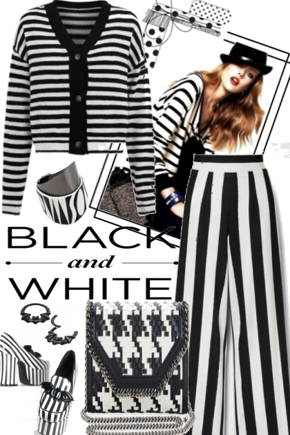 STRIPES , BLACK ,, AND WHITE