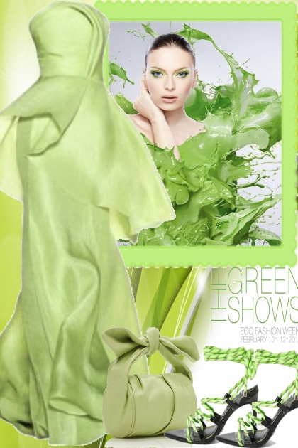 ELEGANT IN GREEN )=
