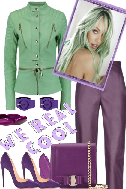 REAL COOL, GREEN HAIR.