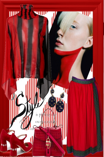 STYLE .. RED . AND . BLACK