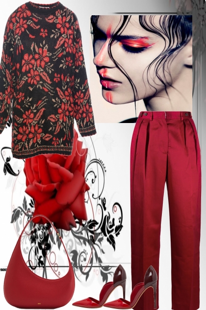 MAKE UP IN RED..