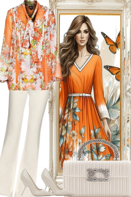 WHITE / ORANGE´