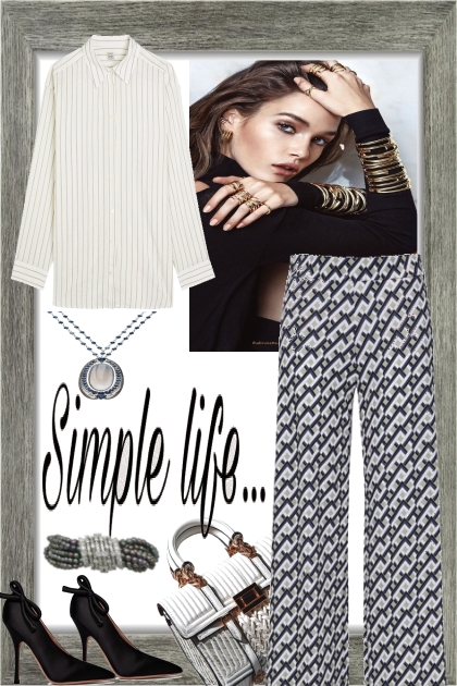 b &amp; w pattern mix..