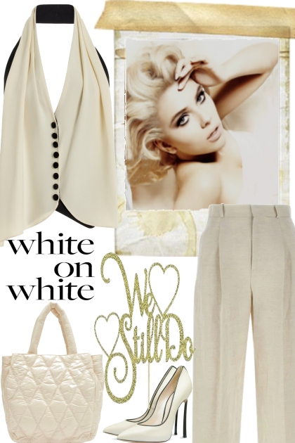 white on . white