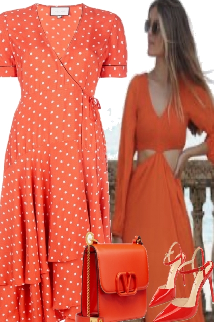 -- ORANGE - Fashion set