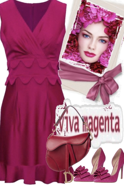 -- VIVA MAGENTA.- Combinazione di moda