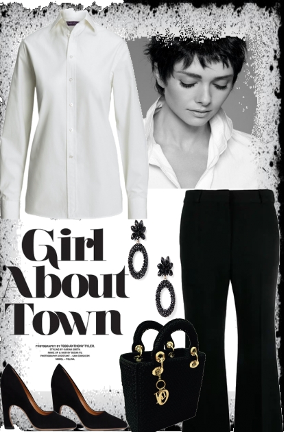 GIRL ABOUT TOWN .. -