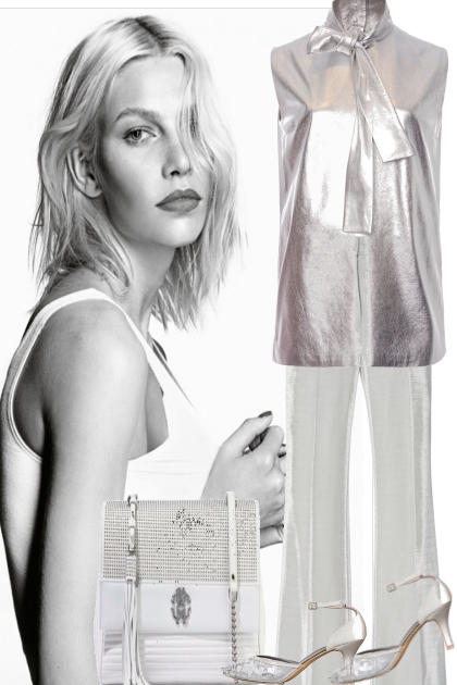 silver and . white...