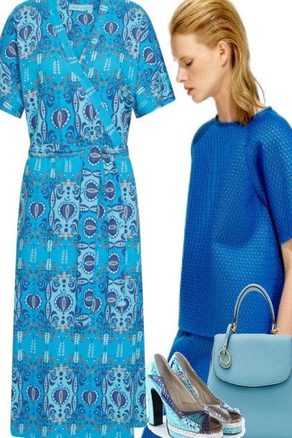 BLUE DRESS..((