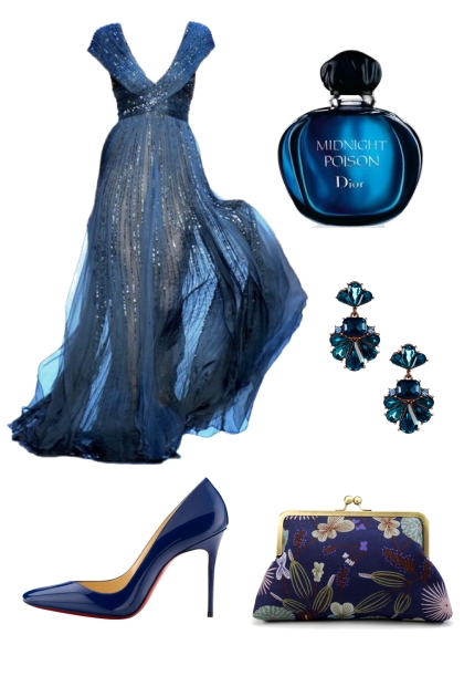 BLUE- Combinaciónde moda