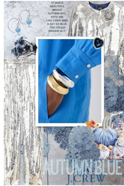 Autumn Blue- combinação de moda