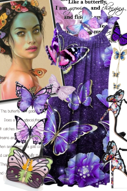 Like a Butterfly- Fashion set
