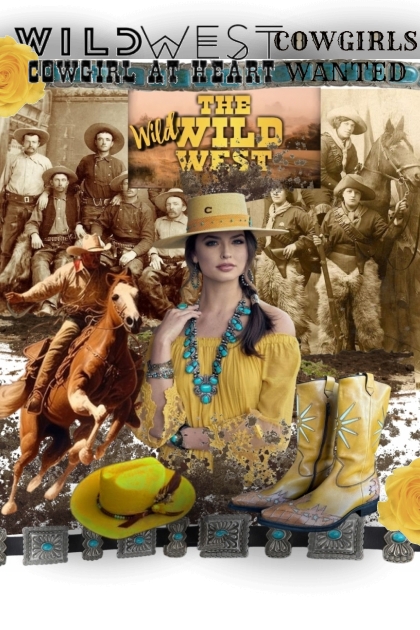 Wild Wild West: Cowgirl in Yellow- Fashion set