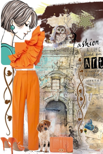 Fashion Meets Art- Combinazione di moda