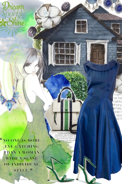 Blue Green Dream- Fashion set