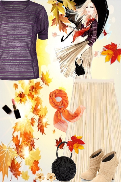 The Beautiful Autumn days- combinação de moda