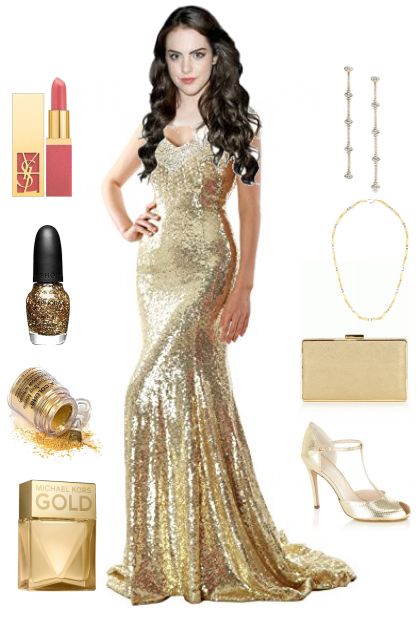 Beautiful in Gold- Combinazione di moda