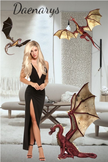 Modern Daenarys Targaryen- Fashion set