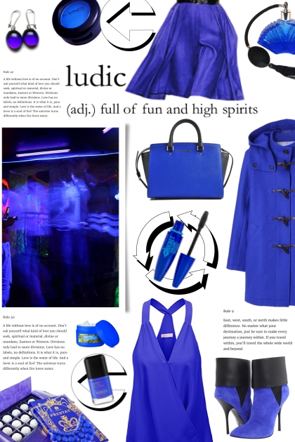 a blue that lasts- Fashion set
