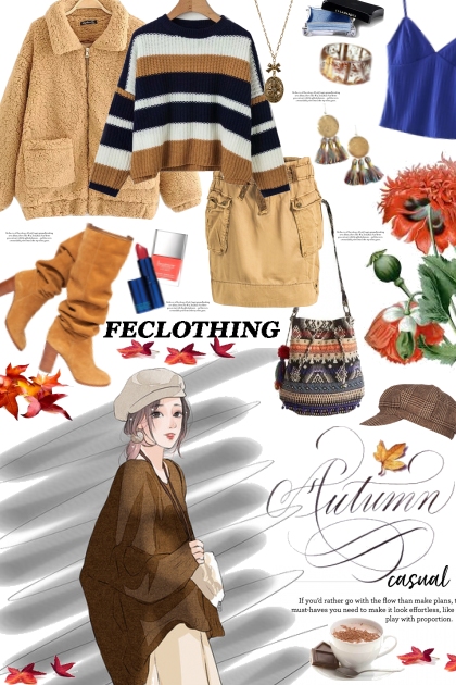 casually autumn- Combinazione di moda