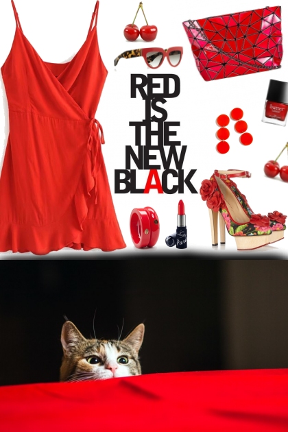 read red- Модное сочетание