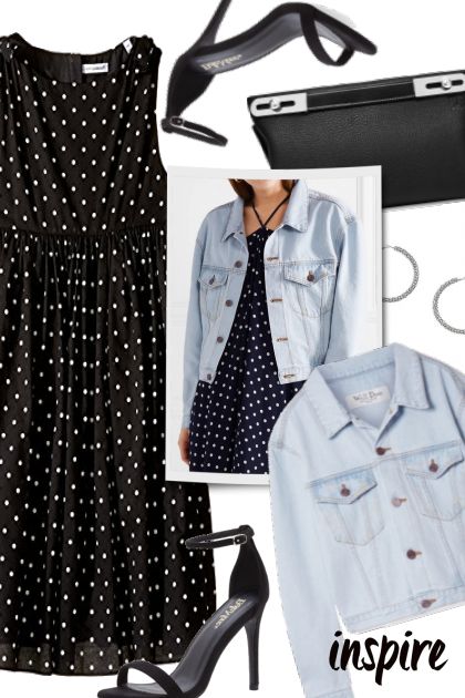 Dress & Denim jacket - Fashion set