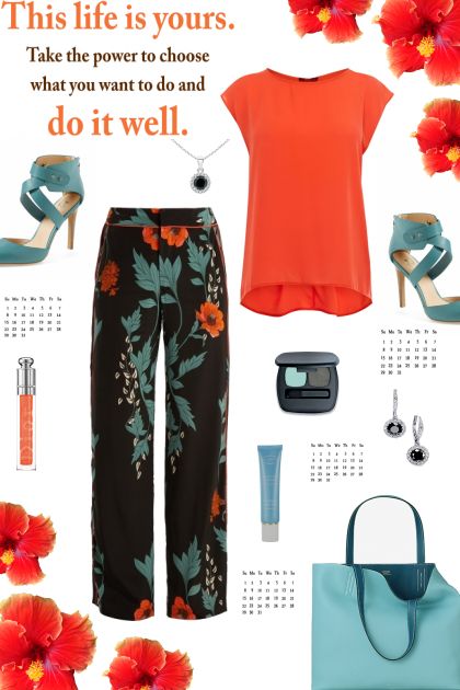 How to wear Floral Trousers!- combinação de moda