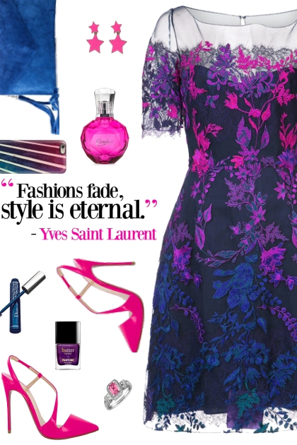How to wear a Floral Lace Dress!- Модное сочетание