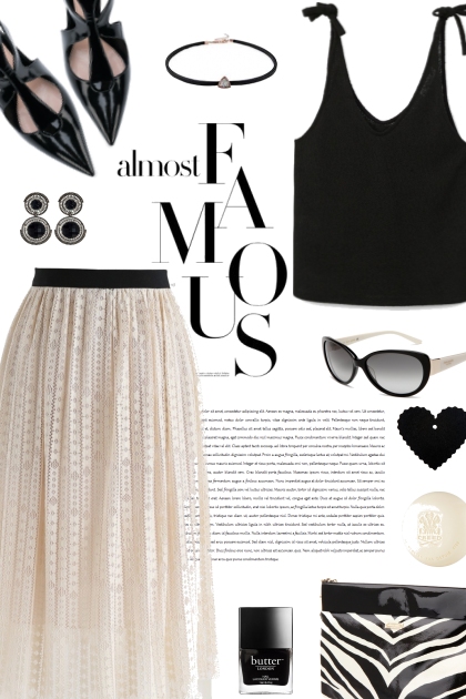 How to wear a Lace Skirt!- Fashion set