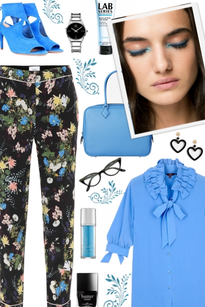 How to wear Silk Floral Trousers!- Modna kombinacija
