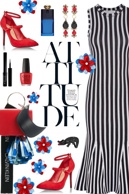 How to wear a Striped Midi Dress!- Модное сочетание